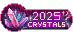 artfight team crystal (2025) badge linking to my artfight account